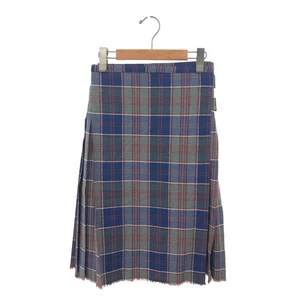 Vivienne Westwood Etiqueta Roja Cuadros Tartán Edredón Hasta la Rodilla Falda Cuadros Azul S - Imagen 1 de 24