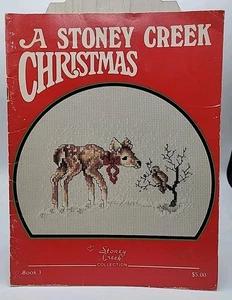 Stoney Creek Natale modello punto croce libro 3 vintage 1984 usato in ottime condizioni - Foto 1 di 5