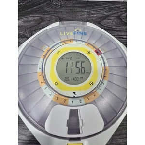 LiveFine Smart WiFi 28 días dispensador automático de píldoras con llave de bloqueo, tapa transparente - Imagen 1 de 5