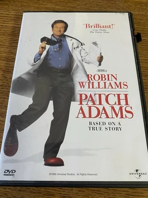 PATCH ADAMS - (DVD, 1998) - Robin Williams,  Phillip Seymour Hoffman - Image 1 of 2