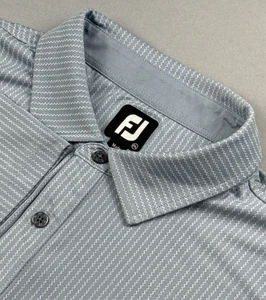 FootJoy Golf Polo Shirt Men’s 2XL Blue Stretch Performance Short Sleeve - Picture 1 of 9