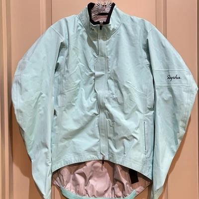 Rapha Women XLarge Souplesse Race Cape Jacket Blue Cycling MTB Activewear - Image 1 of 4