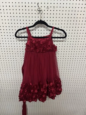 Bonnie Jean Red Dress Girls Size 6X - Image 1 of 4