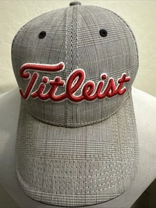 Titleist Golf Hat Cap Mens Baseball Cap One Size Titlelist Golfer Plaid - Picture 1 of 8