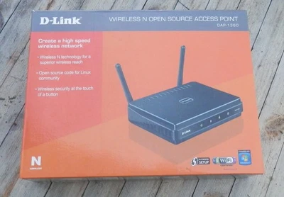 D-Link Wireless N Open Access Point DAP-1360 Repeater - Bild 1 von 3