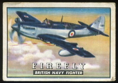 1952 Wings Friend or Foe (R707-4) #35 Firefly - British Navy Fighter - Image 1 of 2