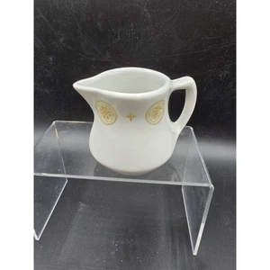 Shenango China Individual Creamer Restaurant Ware Hanover Gold Compass D-23 USA - Picture 1 of 5