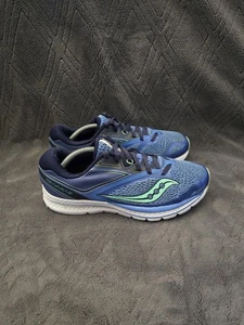 Scarpe da corsa Saucony Kinvara 9 donna taglia 8,5 sneakers sportive scarpe da ginnastica blu - Foto 1 di 11