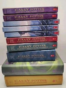 Harry Potter Book lot Of 10 Books Hardcover + Paperback EXTRAS See Pics Rowling  - Picture 1 of 13