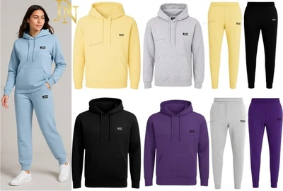 Ladies Hoodie or Joggers Tracksuit Loungewear Tops Bottoms Plain Casual UK NEW - Image 1 of 4