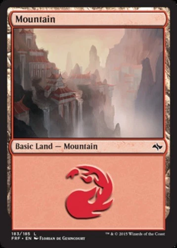 Mountain (183) - Fate Reforged #183/185 MTG Magic The Gathering - Image 1 of 1