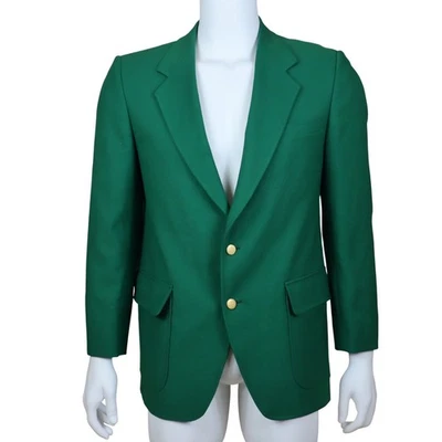 Abrigo Blazer Chaqueta De Colección SporThomson Verde Deportivo 2 Botones Preppy Años 70 Para Hombre 40R Foto 1 de 4
