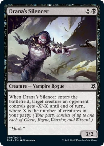 x1 Drana's Silencer - Zendikar Rising - NM - MTG - Image 1 of 1