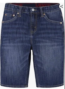 New $42 Size 8 Reg Levi’s 511 Slim Big Boys Denim Shorts New With Tags - Picture 1 of 9