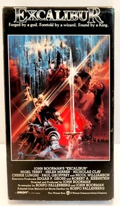 Excalibur (VHS 1981) Warner Bro Cult Nigel Terry - Helen Mirren Fantasy Classic - Picture 1 of 3