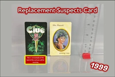 Clue 50th Anniversary Edition Tin Box 1998 Replacement Parts Pieces ~ YOU CHOOSE - Image 1 of 3