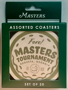 2025 Masters Tournament Augusta National Golf Club Coasters (Set of 20) 🔥 ⛳️ - Picture 1 of 2