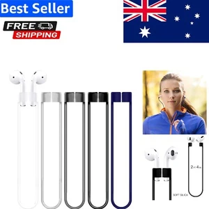 Colorful Silicone Anti-Lost Straps for AirPods - 5PCS Soft Sport Lanyard - Picture 1 of 6