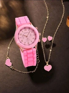 Kids Jewelry And Accessories, Kids Gift, Watch and Necklace Set - Picture 1 of 5