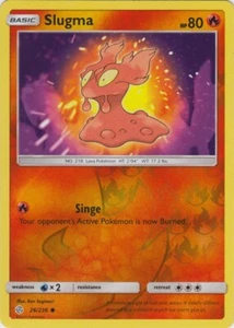Reverse Holo Slugma 26/236 SM - Cosmic Eclipse Common Pokemon TCG - Picture 1 of 1