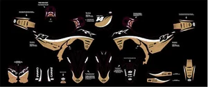 Graphic Kit Vinyl Wrap Decals Sticker motorcross 2024+ Kawasaki KX 450 MX - Picture 1 of 5