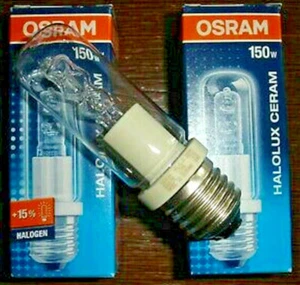 Garantizado OSRAM Halolux Ceram 150W 64478 E27 Kl Transparente Hecho en Alemania - Imagen 1 de 6