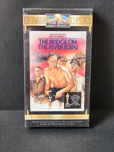 THE BRIDGE ON THE RIVER KWAI VHS 1985 New Sealed - Restored w/ Original Trailer - Picture 1 of 8