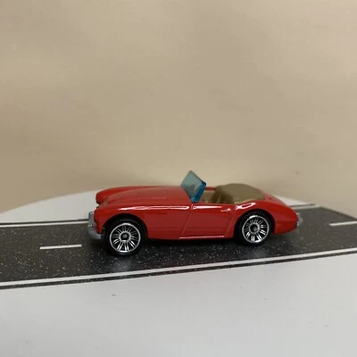 Matchbox 2019 MBX Road Trip ‘63 Austin Healey Roadster Convertible Red 1:64 NM - Image 1 of 4
