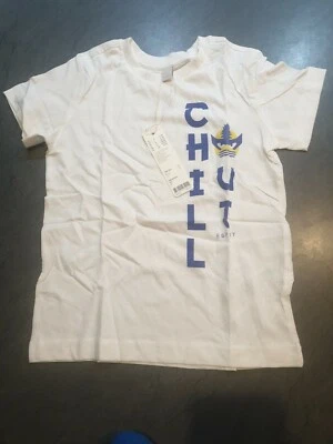 Camiseta ESPRIT KIDS Niño SS Chill Out, Blanca Talla Edad 6-7 Años 116-122cm Foto 1 de 2