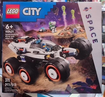 LEGO CITY: Space Explorer Rover and Alien Life (60431) 311 PCS Building Toy - Image 1 of 2