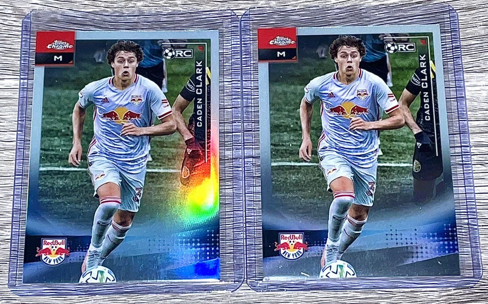 (2) CADEN CLARK Rookie LOT, 2021 Topps Chrome Refractor and Base 🔥 Rare - Image 1 of 1