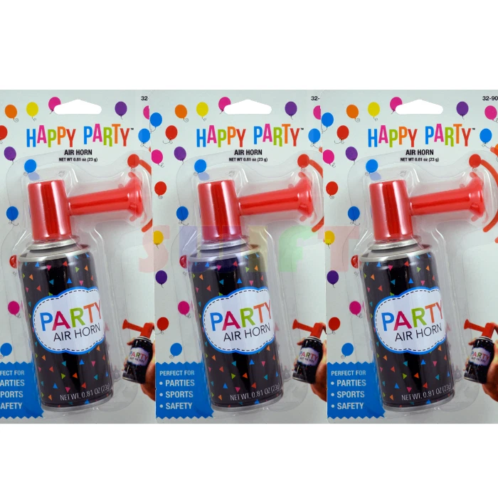3 PACK Air Horn Portable Hand Held Security Safety Party Sports Boat Loud 0.53oz - Image 1 of 1