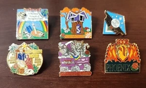 Rose Parade 2002 & 2003 Tournament of Roses Lapel Pins Lot of 6 Pinbacks - Picture 1 of 9