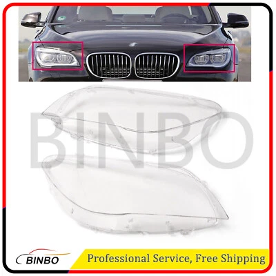 Tampa da lente do farol compatível com 2009-2015 BMW F02 F01 7 740i 740Li 750i 750Li 760i - Imagem 1 de 4
