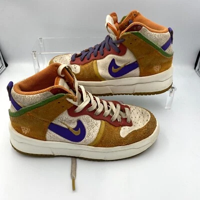 Nike Dunk High Up DQ5012-133 Womens 6.5 Sneakers Multi Setsubun Athletic Shoes - Image 1 of 4
