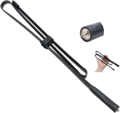 Faltpfahlantenne Funkgerät Antenne Dualband VHF UHF Für Baofeng UV-9R Plus 888s - Bild 1 von 4