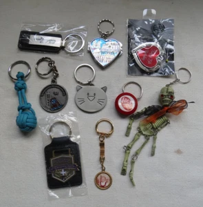 Lot of 10 New & Used Key chains / Mirror Locket / Purse Holder - Picture 1 of 7
