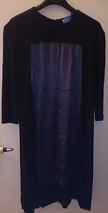 Kleid von Simply Vera (VERA WANG) L Seide Schwartz und Pewter - Bild 1 von 4