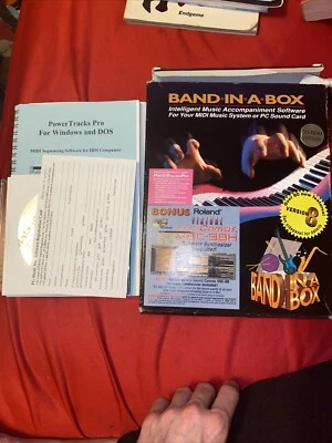 Band-in-a-Box Pro Version 8 PG Music Software PC Disc And Manual Plus Extras - Image 1 of 4
