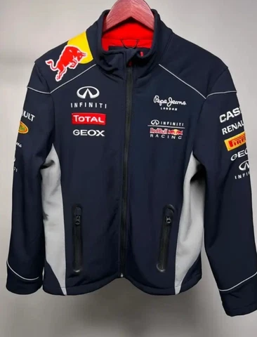 Red Bull Racing Pepe Jeans Jacket F1 Infiniti Total Softshell Men's Size S Cover