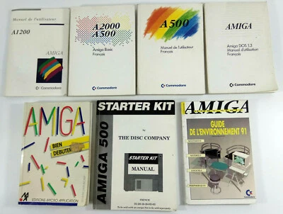 Commodore Amiga Lot de 7 Manuel Notice Guide VF  Envoi rapide et suivi - Photo 1/2