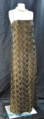 JS Boutique stretch velvet metallic Occasions Dress formal Evening gown 14 NEW - Image 1 of 4