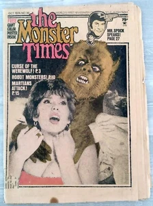Monster Times #36 | Curse Of Werewolf | Poster Intact (Oct, 1974) Acceptable - Picture 1 of 4
