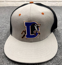 NEW Durham Bulls Baseball Hat Cap w Carolina Hurricanes Logo Gray Black Snapback