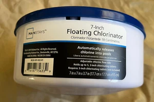 Swimming 7" Pool Floating Chemical Dispenser For Chlorine Floater Brand New - Picture 1 of 3