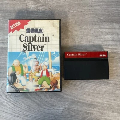 Captain Silver Sega Master System Video Game Rare in Box - Image 1 of 4