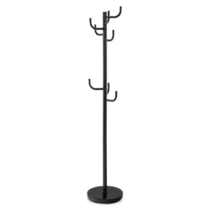 Heavy Duty Metal Coat Floor Standing Rack Stand With 8 Sturdy Hooks & Metal Base - Picture 1 of 11