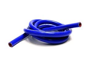 Manguera de calentador de silicona reforzada HPS alta temperatura 5/16" ID (8 mm) azul rollo de 10 pies - Imagen 1 de 3