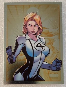 #90 INVISIBLE WOMAN 2014 Rittenhouse Marvel Universe AGE of ULTRON - Picture 1 of 2