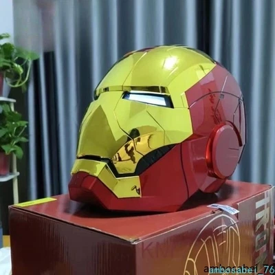 Homem de Ferro MK5 Capacete Usável Controle Remoto por Voz Máscara Usável Presentes AUTOKING - Imagem 1 de 4